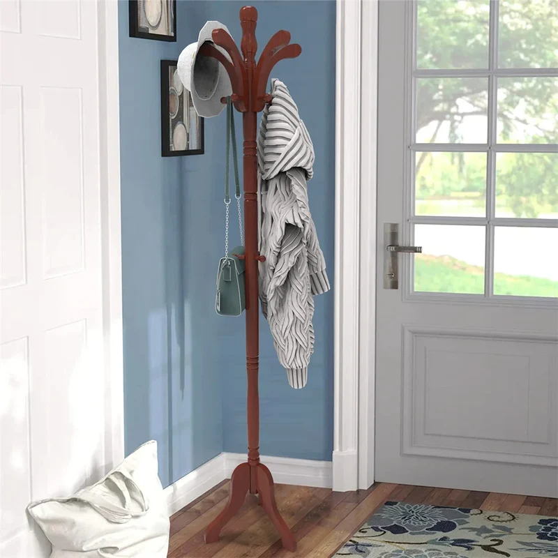 Porte Manteau sur Pied - Pin