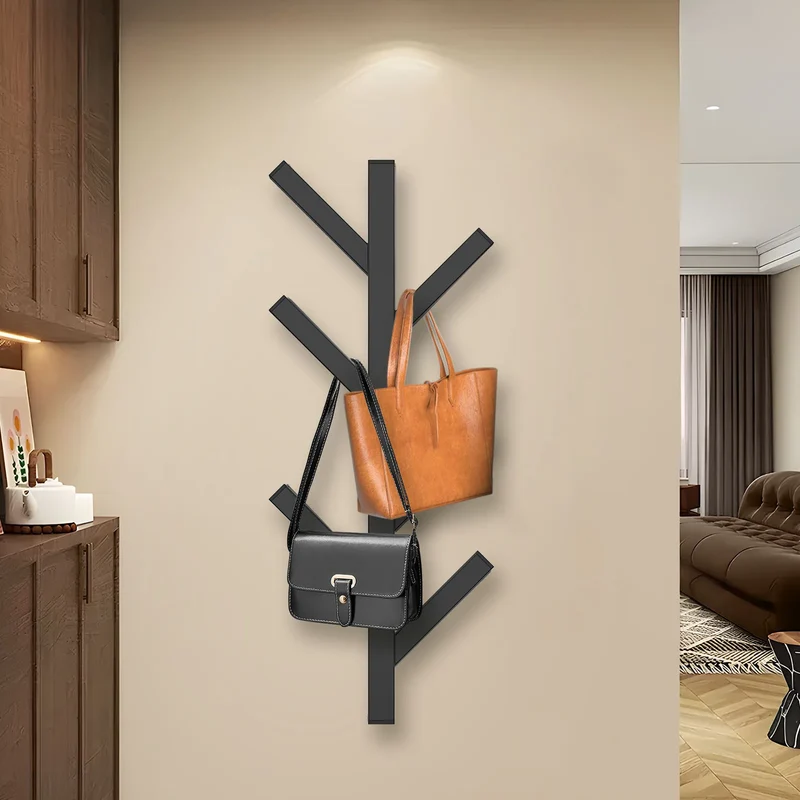 Porte Manteau Mural - Métal Branche