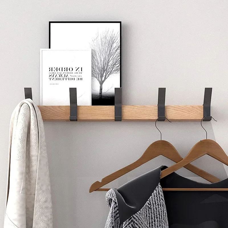Porte Manteau Mural - Bois et Alu