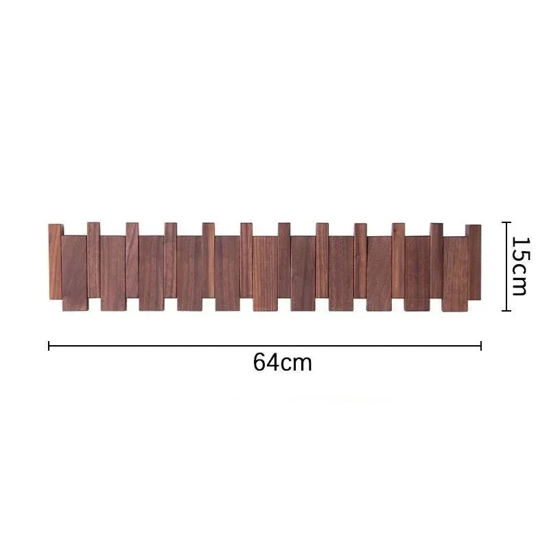 Porte Manteau Mural - Bois Piano