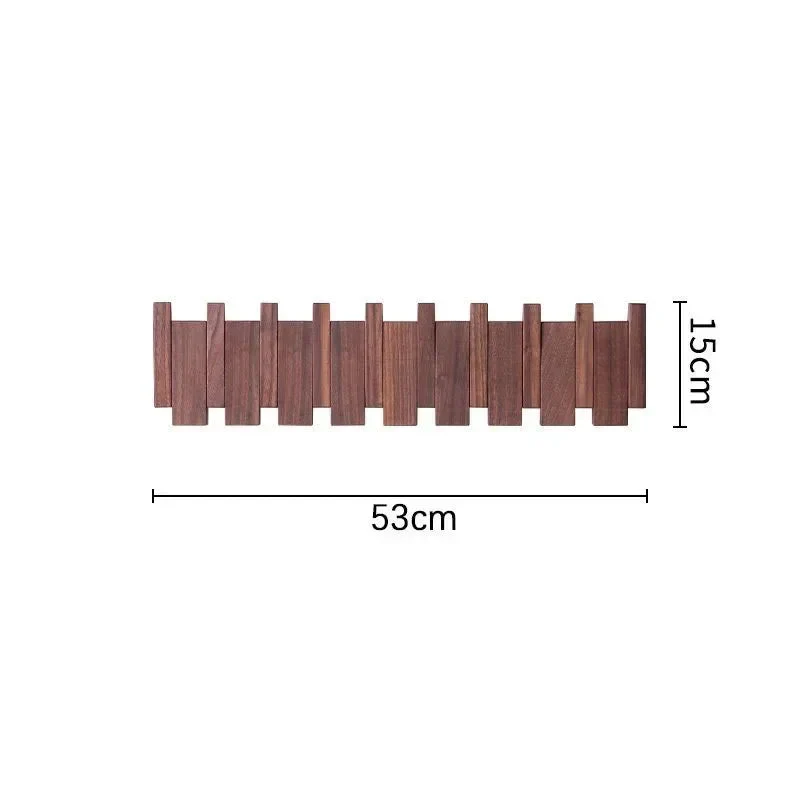 Porte Manteau Mural - Bois Piano