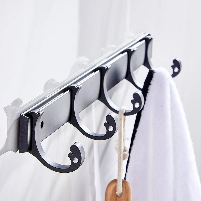 Patère Aluminium Noire