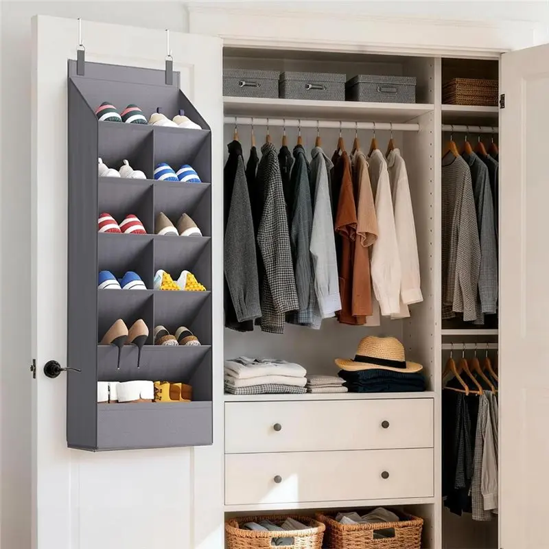 Organiseur à chaussures suspendu 6 niveaux pour porte