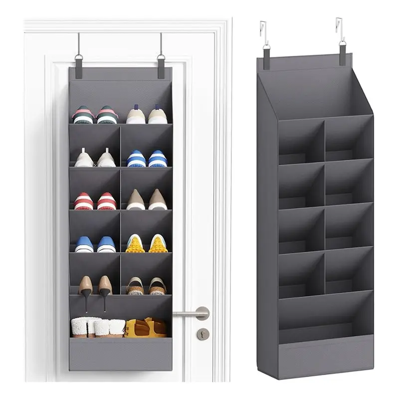 Organiseur à chaussures suspendu 6 niveaux pour porte