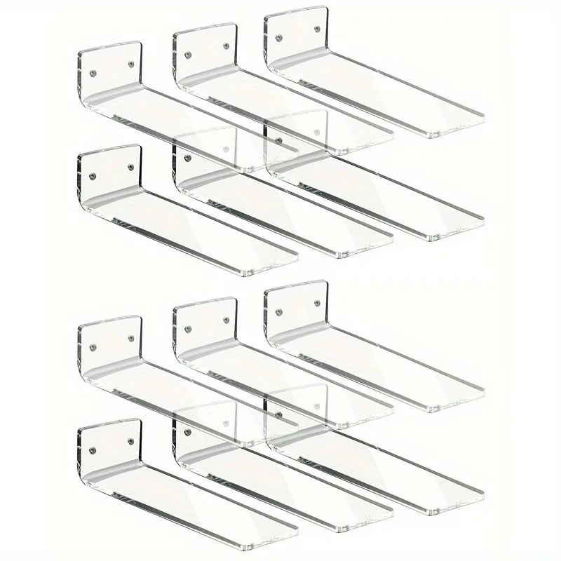 Présentoir à chaussures transparent mural, 4 à 18 pièces