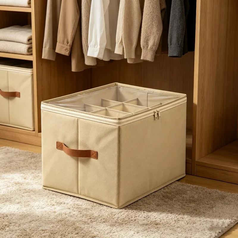 Boîte de rangement à chaussures pliable 12 compartiments