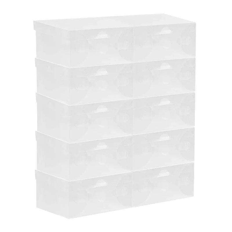 Set de 20 boîtes de rangement pour chaussures empilables