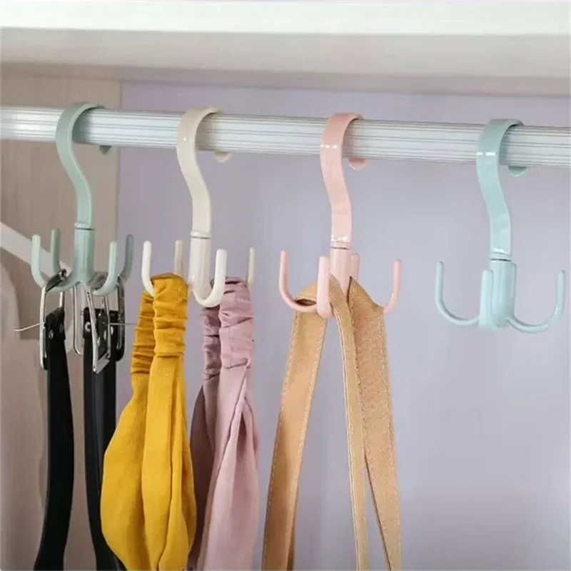 Porte-accessoires rotatif 360° à 4 crochets