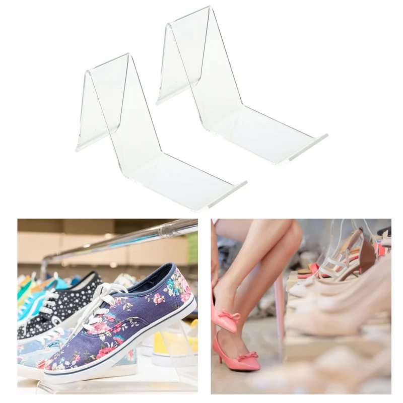 Présentoir à chaussures, lot de 2 supports pour talons