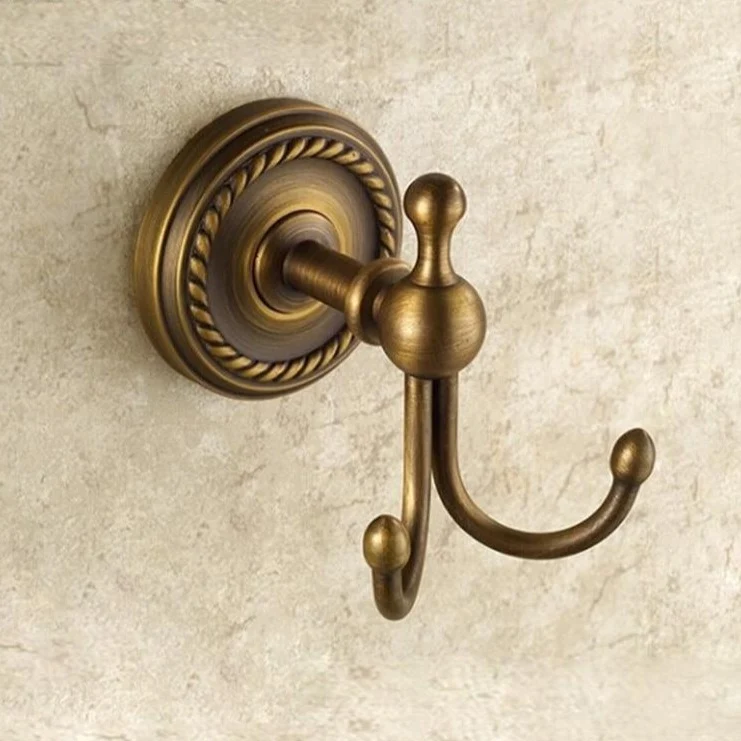 Crochet Porte Manteau Bronze Romain