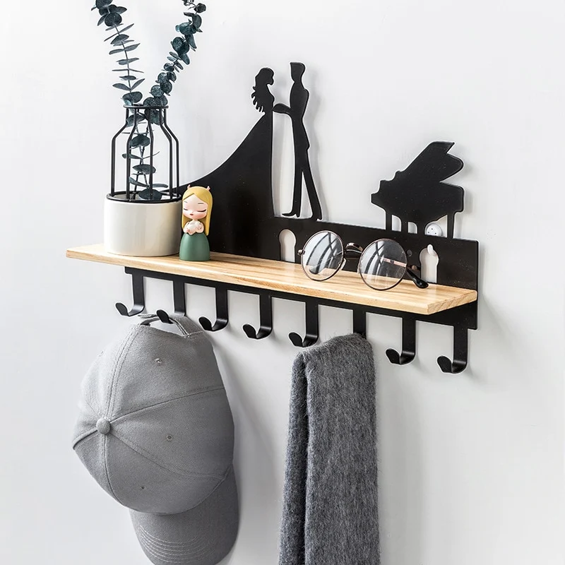 Étagère Porte Manteau Moderne Danseurs