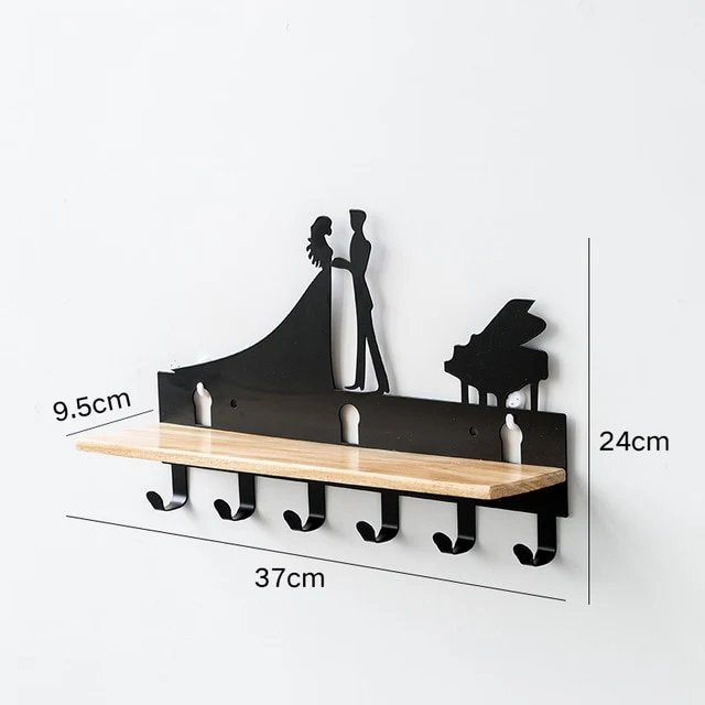 Étagère Porte Manteau Moderne Danseurs