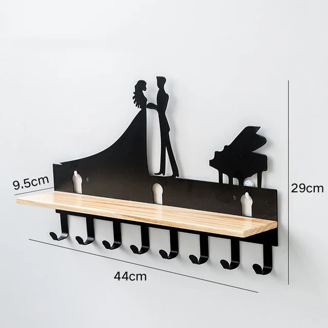 Étagère Porte Manteau Moderne Danseurs