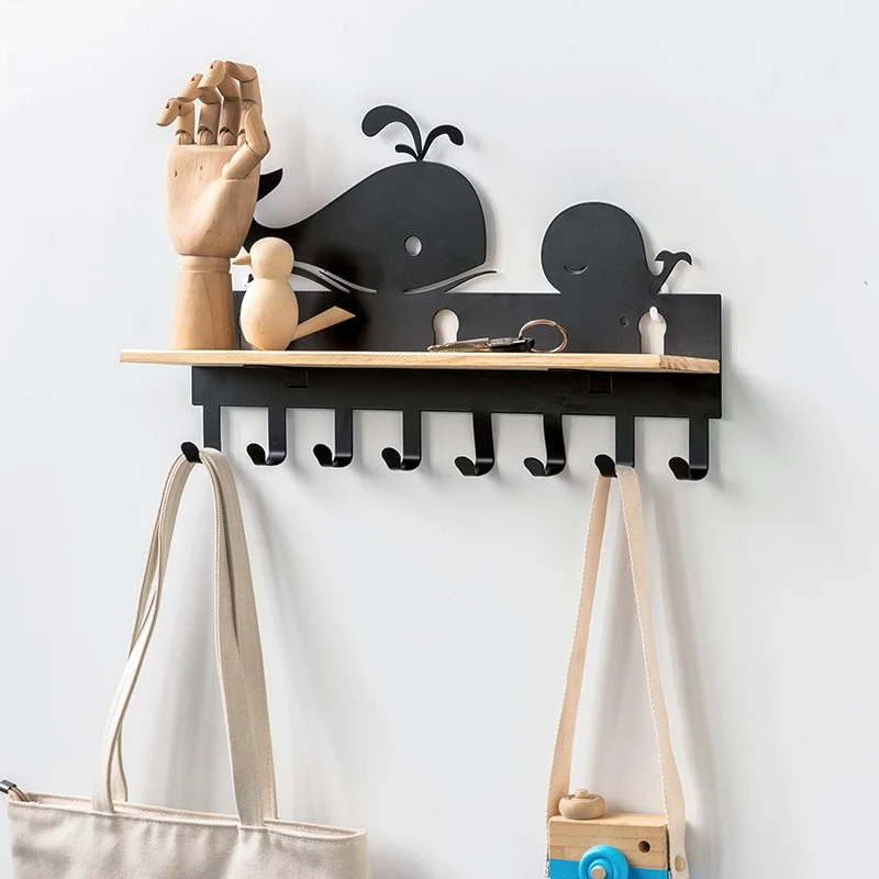 Étagère Porte Manteau Moderne Baleine