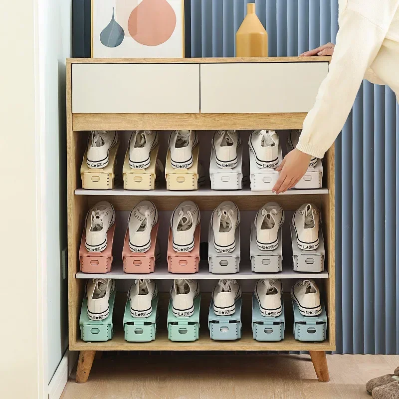 Organiseur chaussures réglable 10 pièces à double niveau