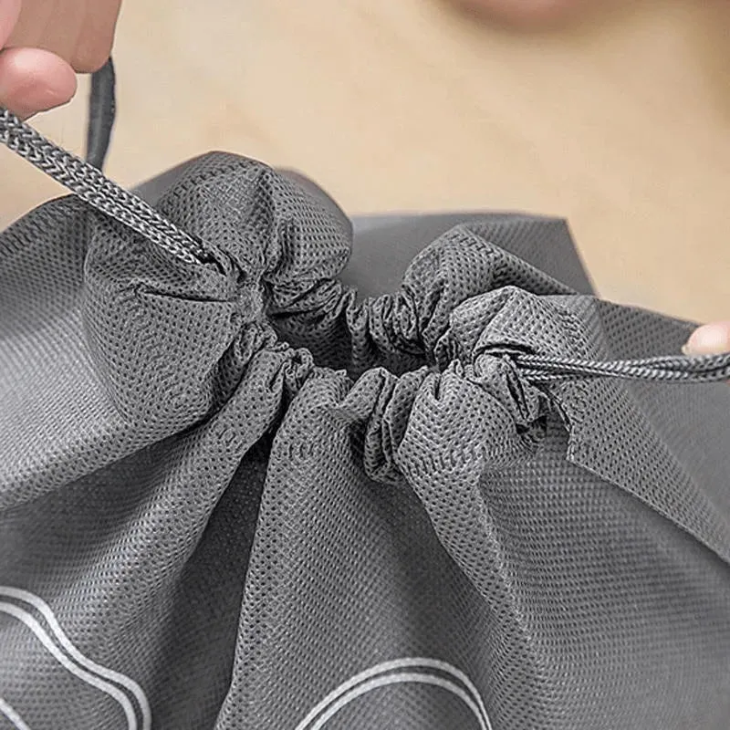 10 pochettes suspendues pour chaussures, non tissées
