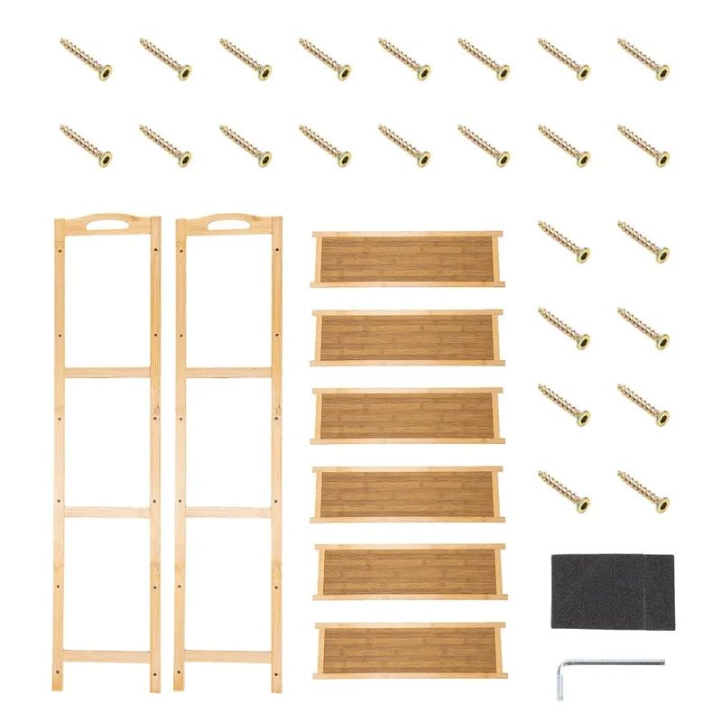 Étagère à chaussures 6 niveaux, rangement empilable
