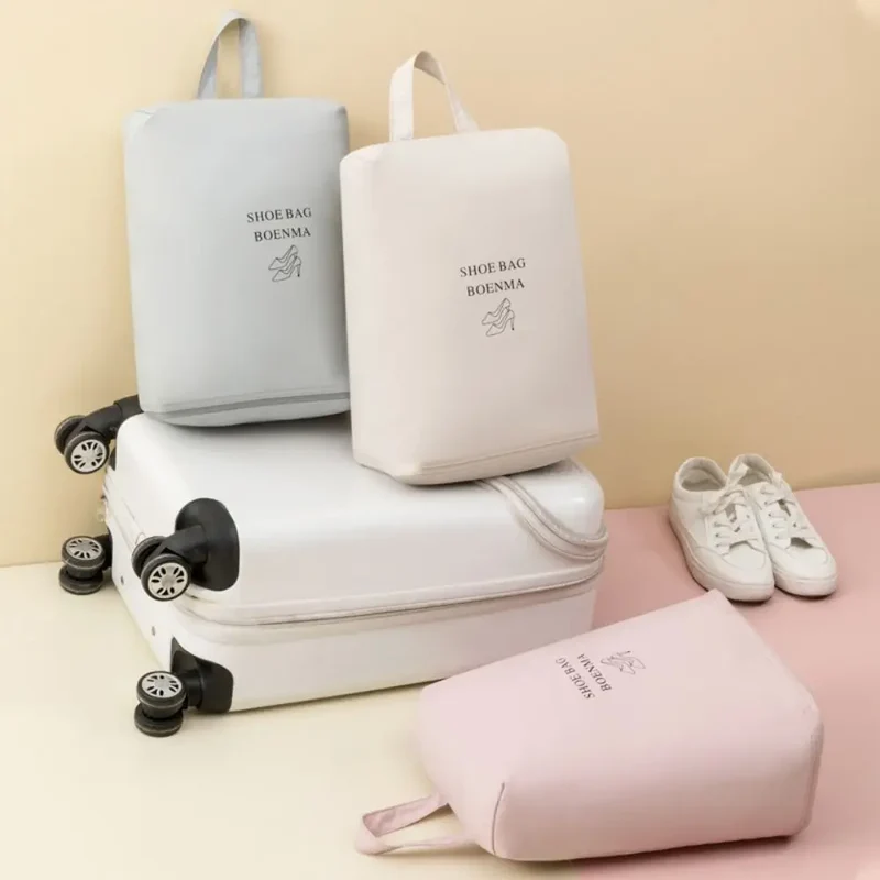 Sac de rangement pour chaussures pliable en tissu Oxford