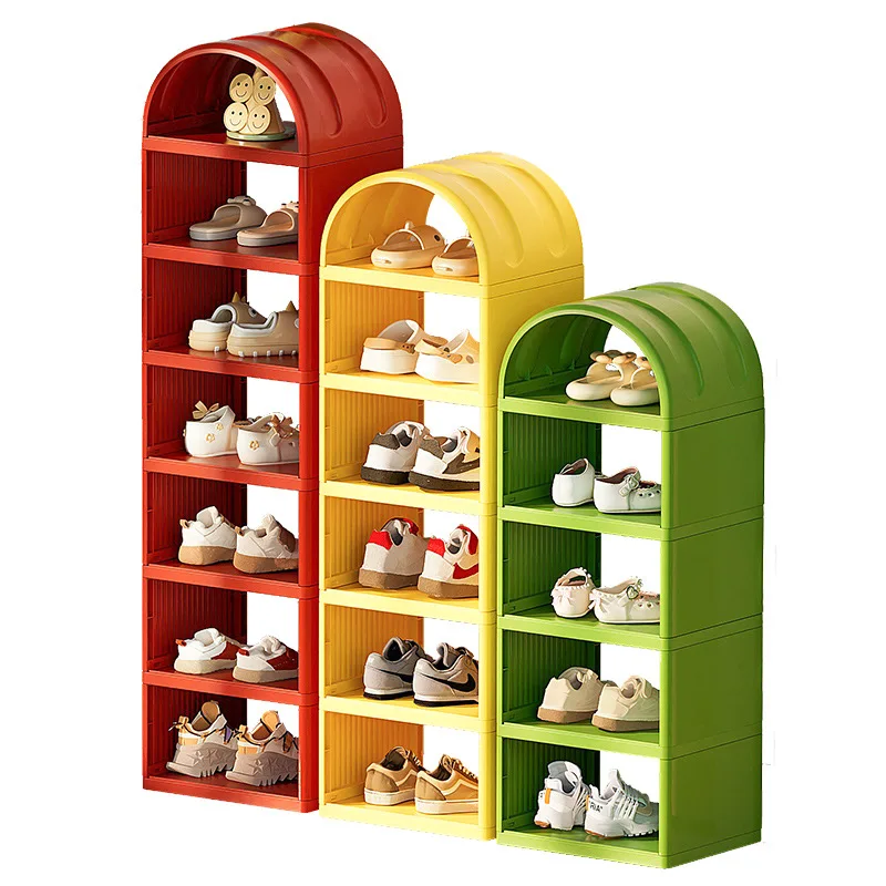 Étagère à chaussures enfant empilable 6 ou 7 niveaux