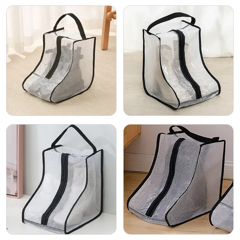 Sac de rangement pour bottes avec fermeture zippée