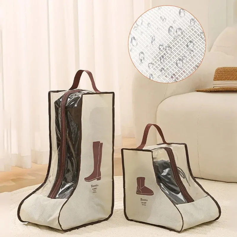 Sac de rangement pour bottes avec fenêtre transparente