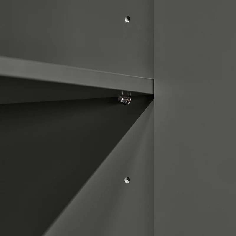 SoBuy BZR112-DG Meuble Colonne de Salle de Bain, Armoire Haute, Étagère de Rangement, Placard de Rangement