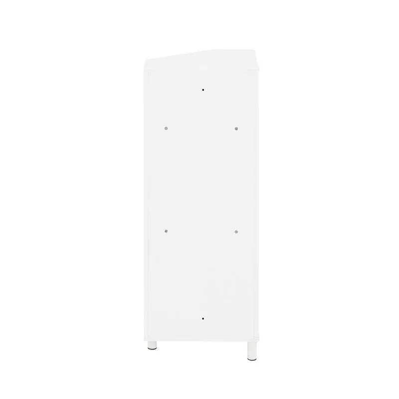 SoBuy BZR194-W Armoire de Rangement Étroite, 1 Tiroir et 1 Porte