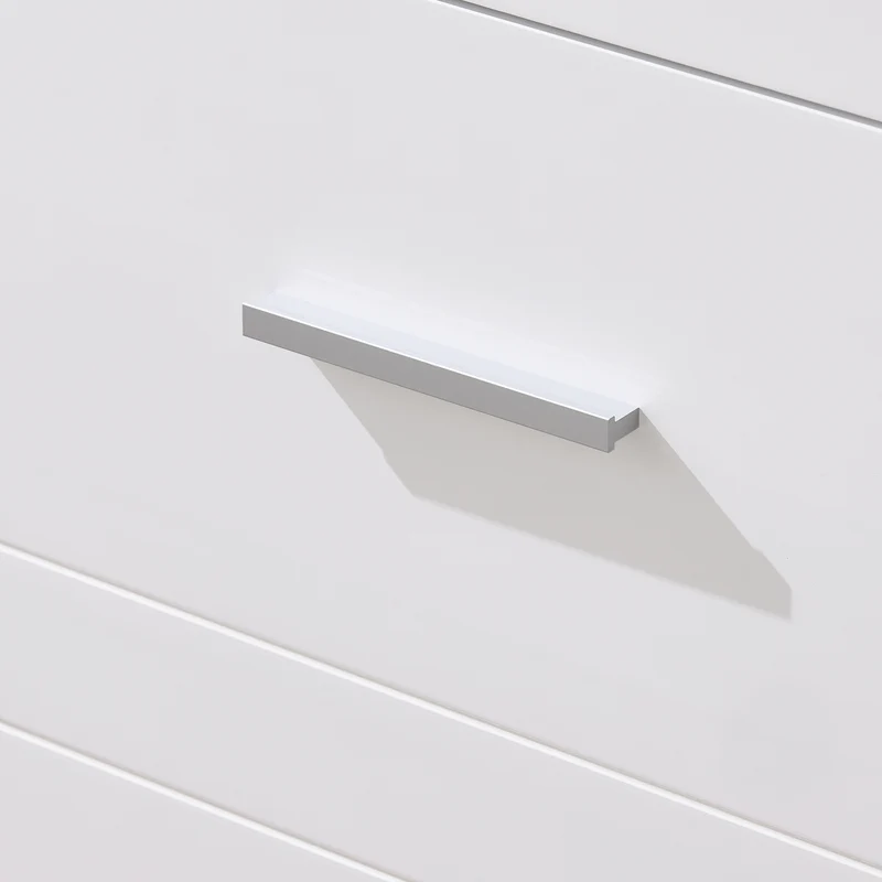 SoBuy FSR178-W Banc à Chaussures avec 2 Portes et Étagères Réglables 3 Hauteurs, Poignées Métal, Charge 227 kg pour Entrée – 100x35x45 cm, Blanc