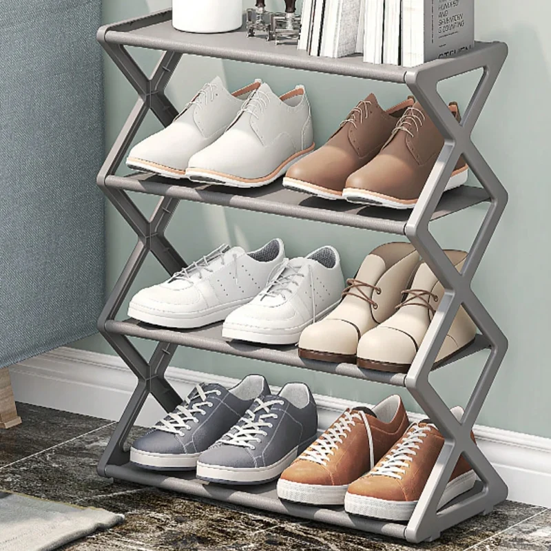 Étagère à chaussures extensible 4 niveaux