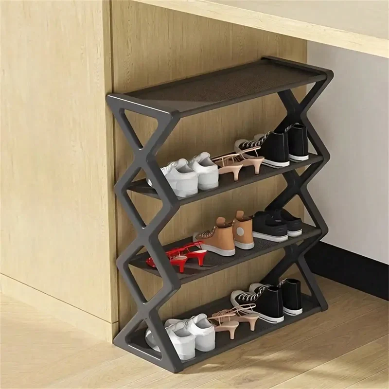 Étagère à chaussures extensible 4 niveaux