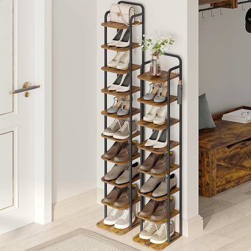 Étagère verticale 10 niveaux 30 x 26,5 x 171 cm