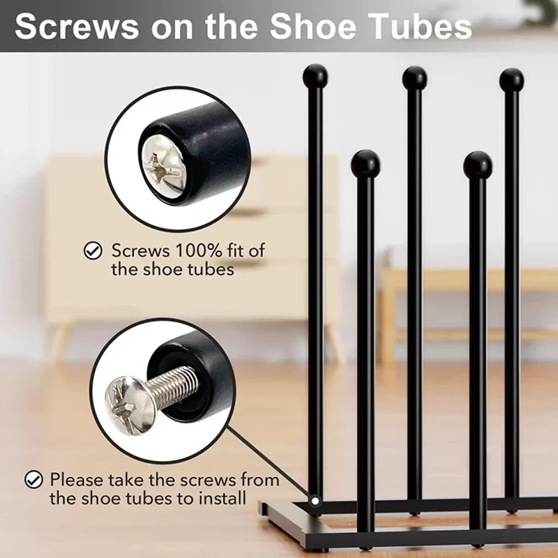 Support à bottes 2 niveaux en métal