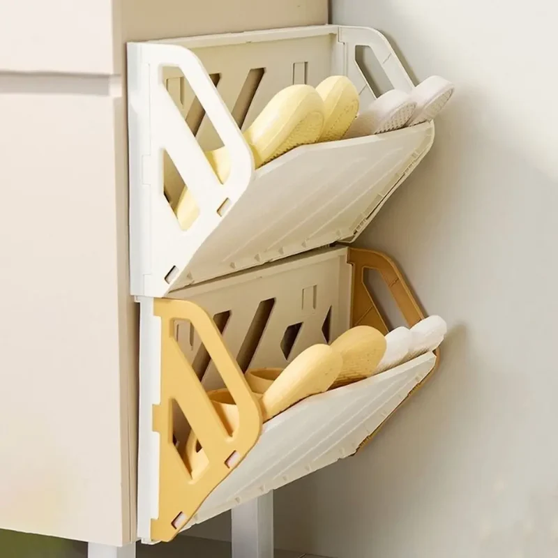 Range-chaussures pliable 3 niveaux