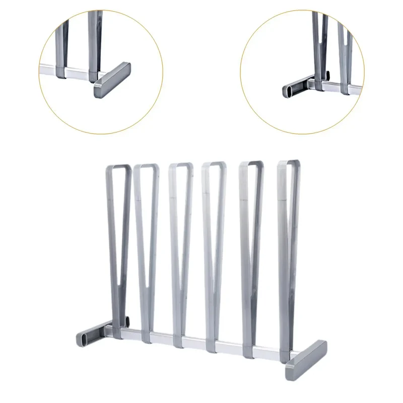 Support à bottes ajustable 3 paires en métal argenté