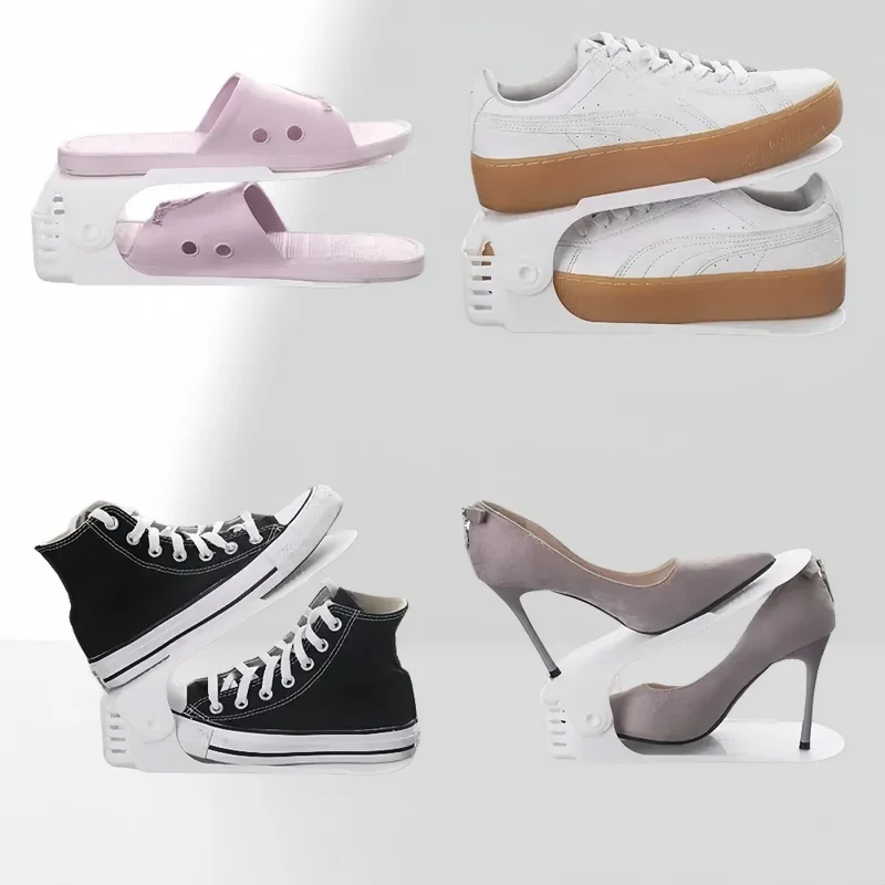 Support à chaussures ajustable empilable