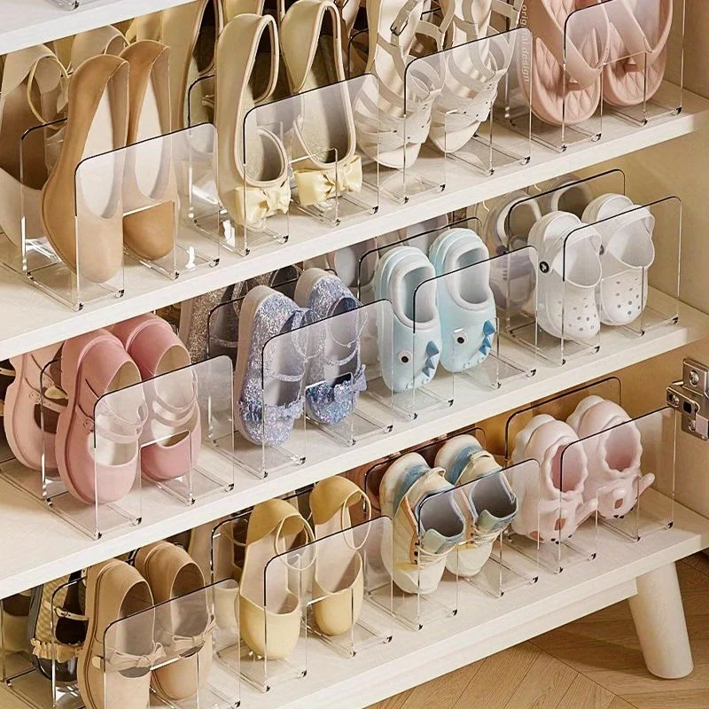 Boîte sneakers transparente empilable