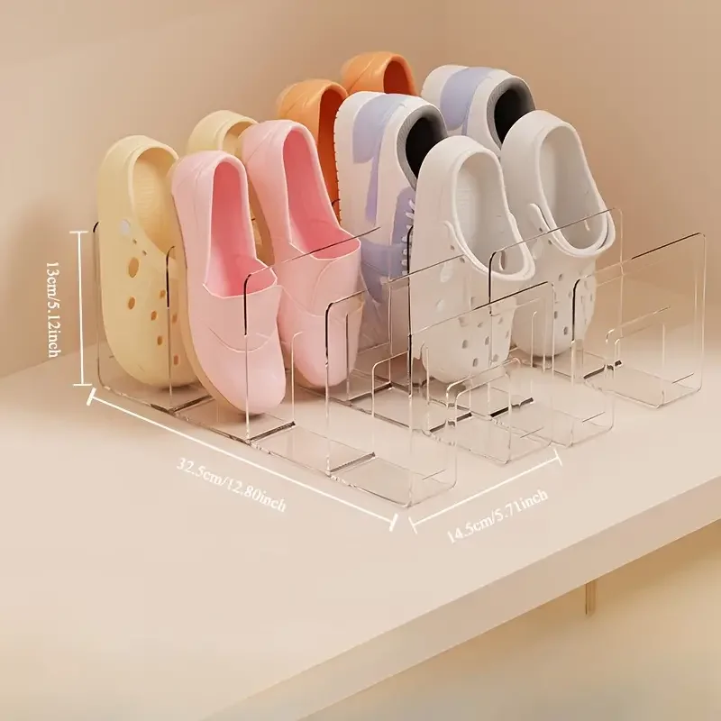 Boîte sneakers transparente empilable