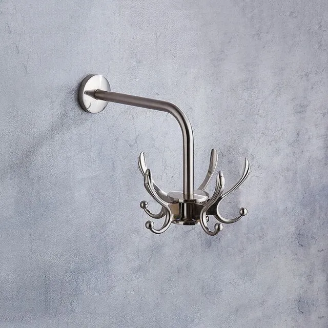 Porte Manteau Mural Perroquet Nickel