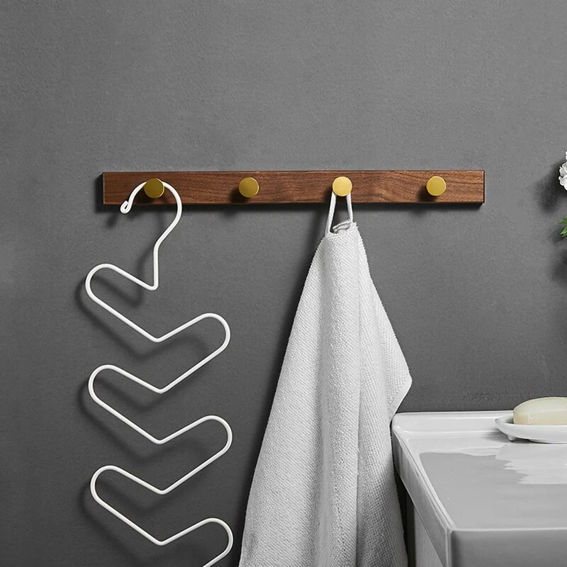 Patère Bois Salle de Bain