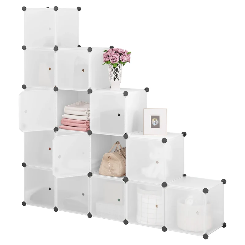 Étagère à chaussures modulable 15 cubes