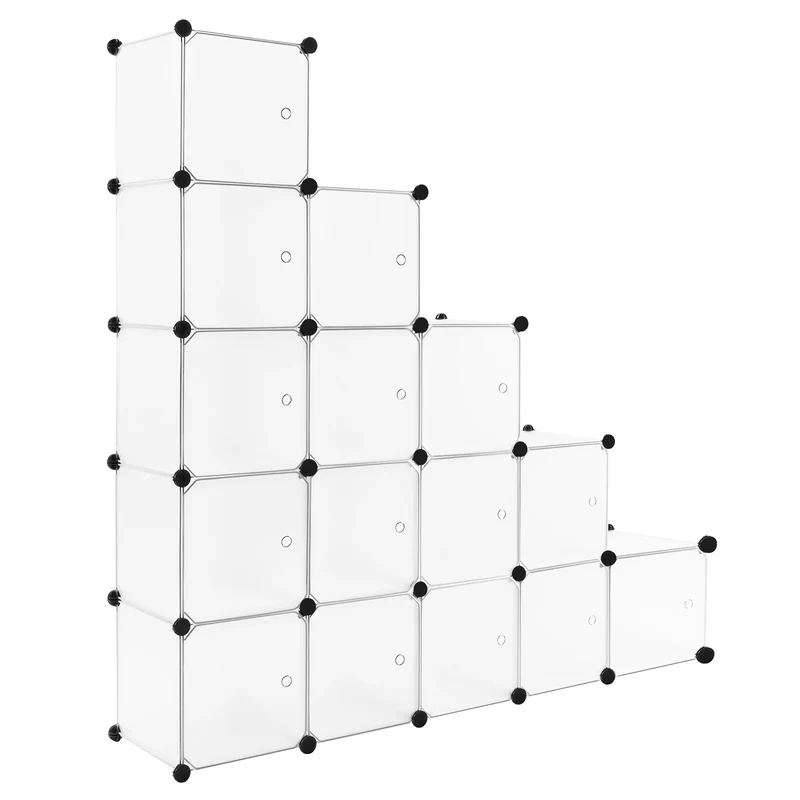 Étagère à chaussures modulable 15 cubes