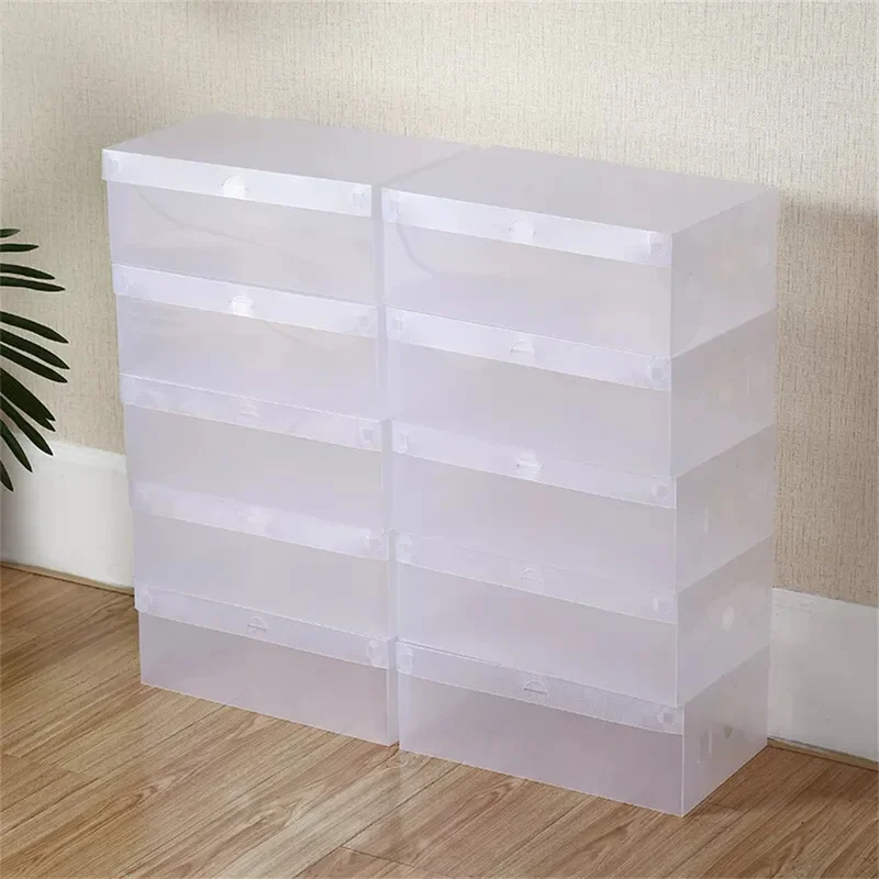 Lot de 20 boîtes à chaussures transparentes