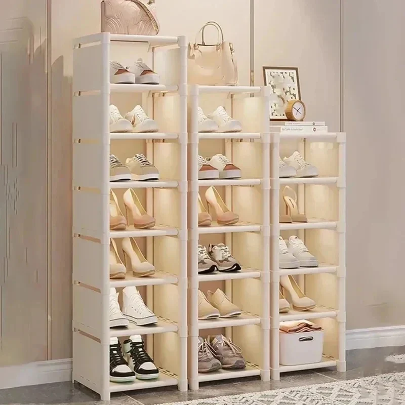 Range-chaussures empilable 8 niveaux 107 x 27 x 26 cm