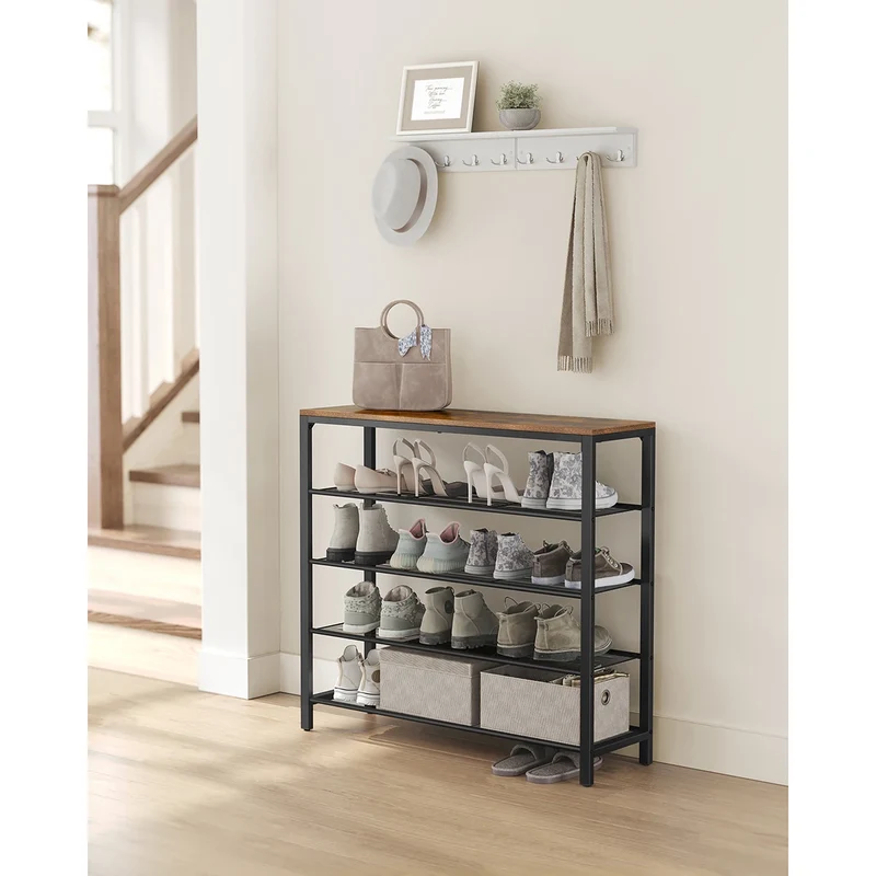 Étagère moderne 4 niveaux 100 x 30 x 92,5 cm