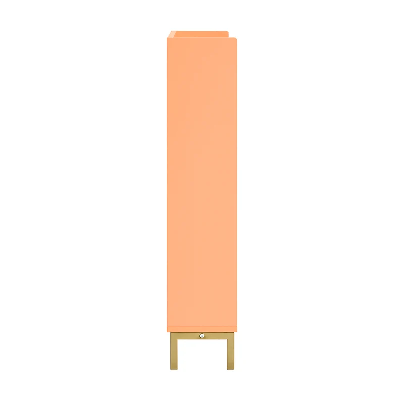 SoBuy FSR100-RS Meuble à Chaussures Design Élégant 4 Abattants – Déco Entrée Moderne – 100x19x91 cm Rosé