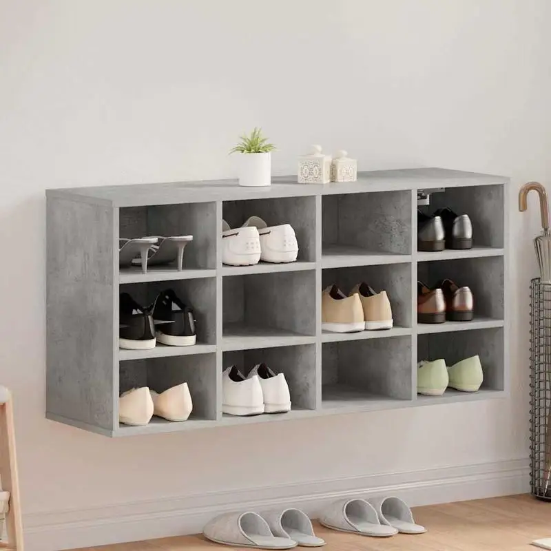 Meuble à chaussures étroit avec portes