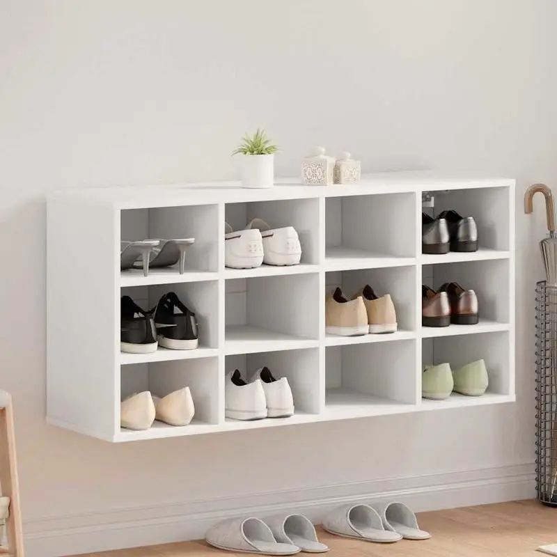 Meuble à chaussures étroit avec portes
