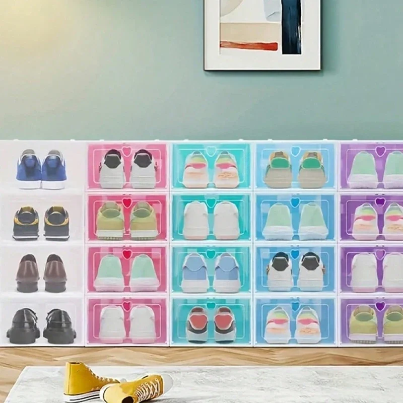 Boîtes à chaussures empilables lot de 4 à 12