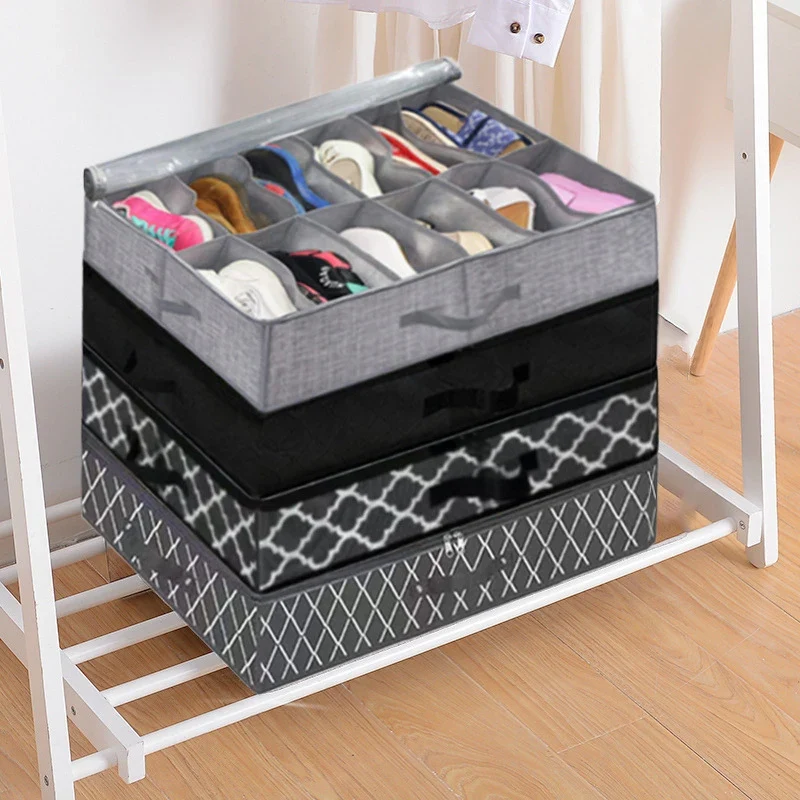 Boîte à chaussures sous lit 75 x 60 x 15 cm