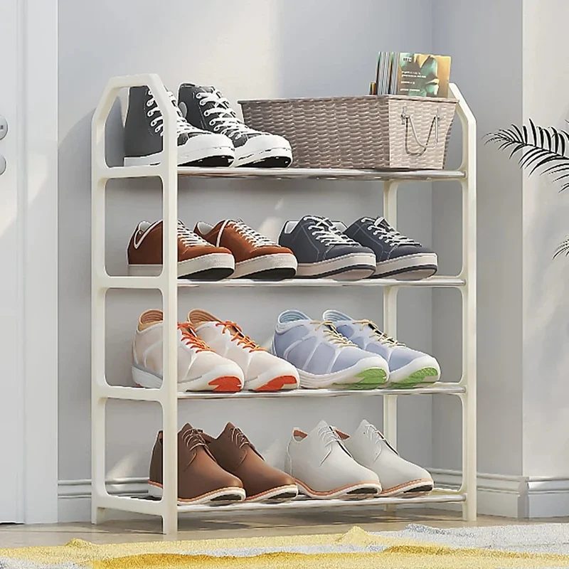 Étagère à chaussures légère 4 niveaux